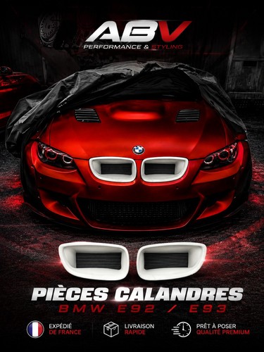 Grilles calandre bmw e92 - calandre,